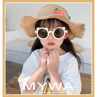 MyWa™️超可愛小熊圓框兒童墨鏡 太陽眼鏡 SGS認證 防曬 時尚百搭 小孩 ins風
