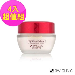 韓國 3W Clinic膠原潤澤精華霜60mlx4入超值組