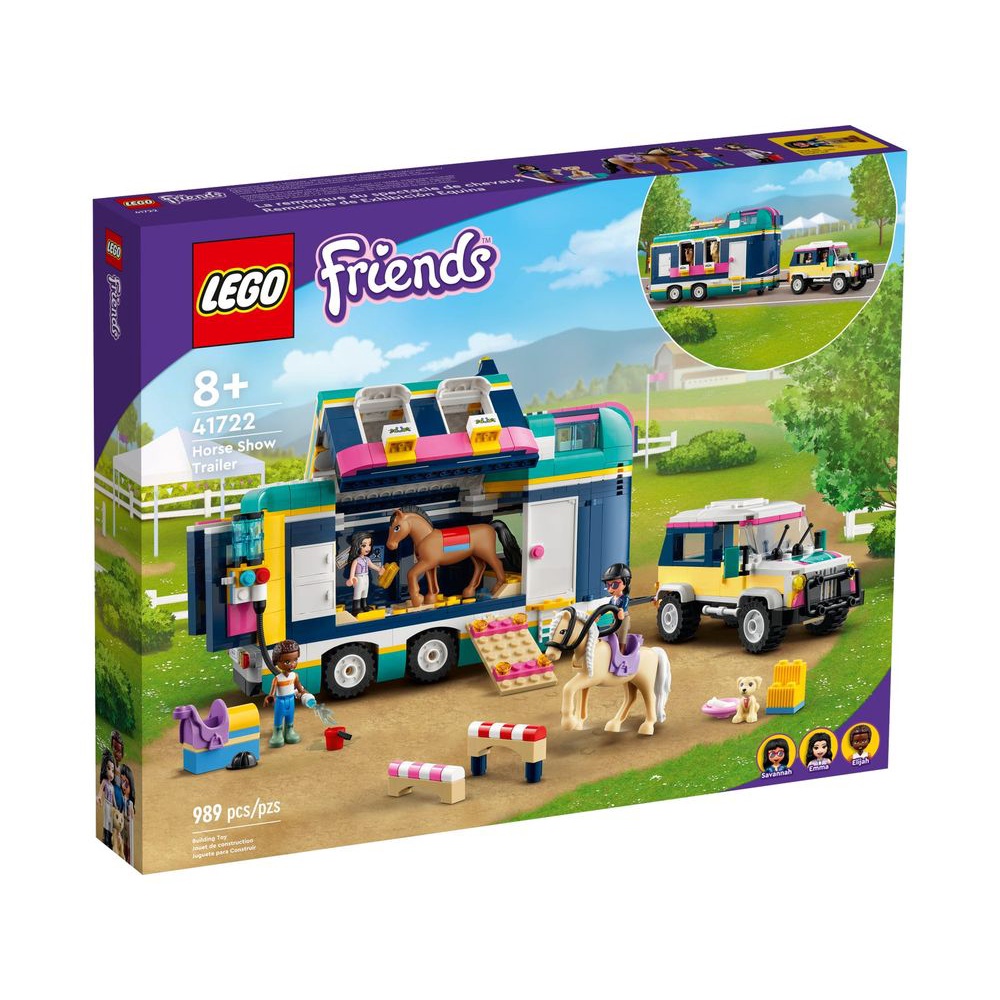 【積木樂園】樂高 LEGO 41722 Friends系列 馬兒博覽會拖車