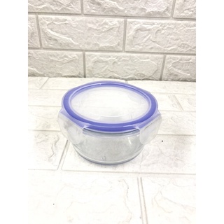 有發票/東昇瓷器餐具-Glass Box 450ml圓形耐熱玻璃微波保鮮盒