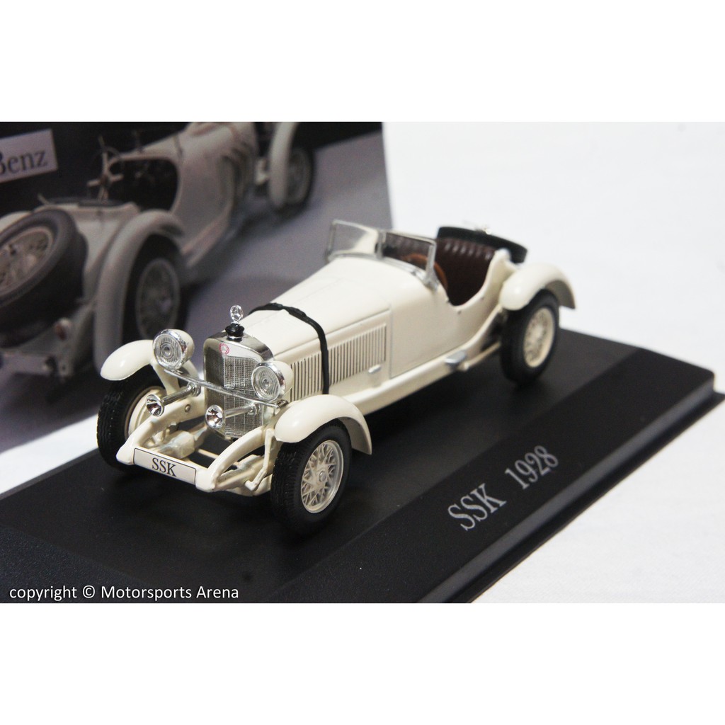 現貨特價 1 43 Altaya Mercedes Benz Ssk W06 1928 白色 蝦皮購物