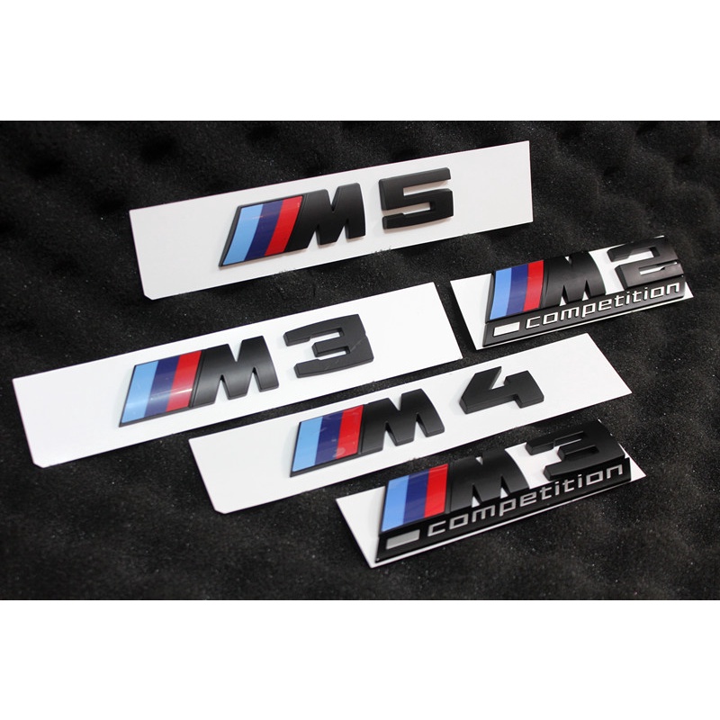 現貨 BMW標誌 M2 M3 M4 M5 M6 Competition 原裝品質 車標 車貼 後尾門貼 汽車Logo