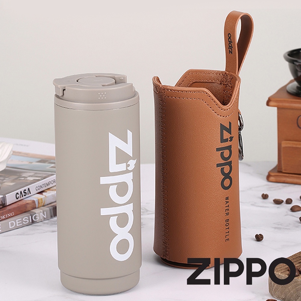 ZIPPO 城市系列-通勤咖啡杯 咖啡杯 保溫杯 304不銹鋼 質感 輕巧 隨行杯 可插吸管 直飲咖啡杯 420ml