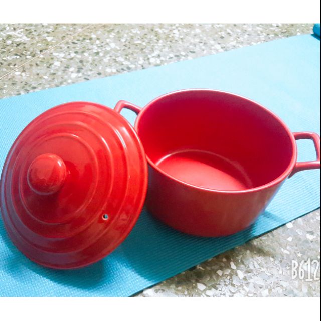 紅色陶瓷鍋