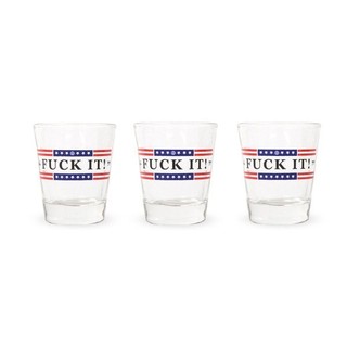 【HOMIEZ】HUF FUCK IT SHOTGLASS 4-PACK【ACC00600】酒杯 HUF SHOT杯