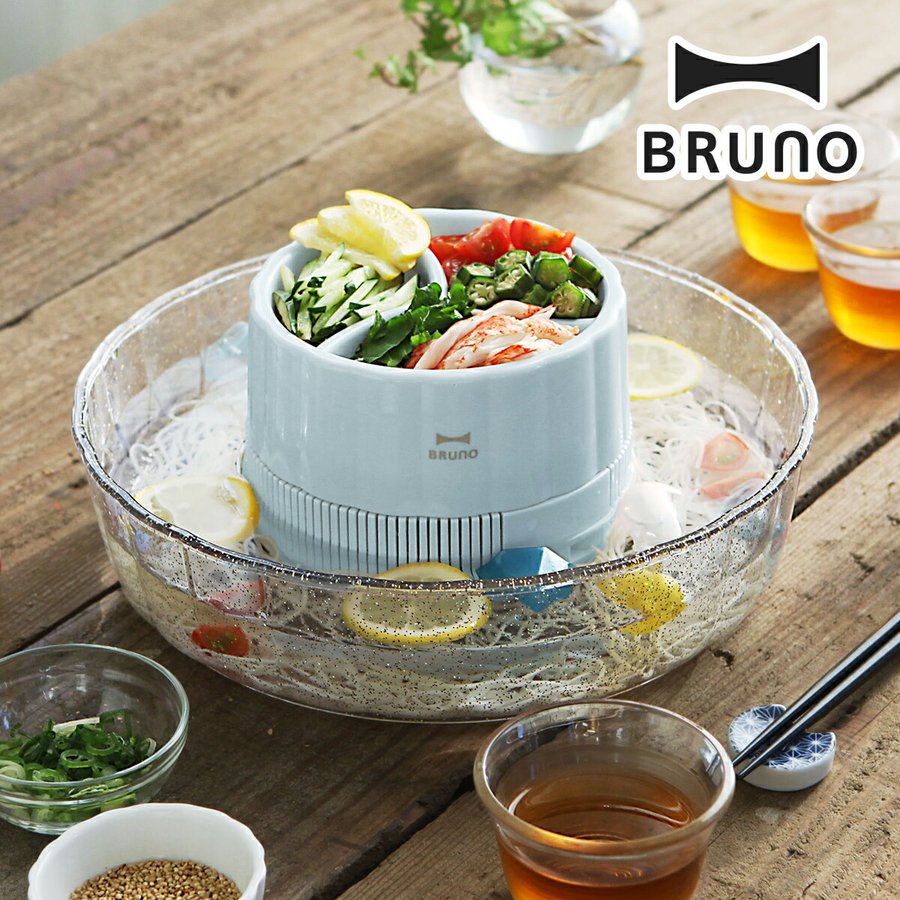 ☆愛莉詩☆日本知名家電品牌 **BRUNO優雅流水麵機-電池式**  麵線 涼麵 米苔目 粄條 蒟蒻 皆可使用