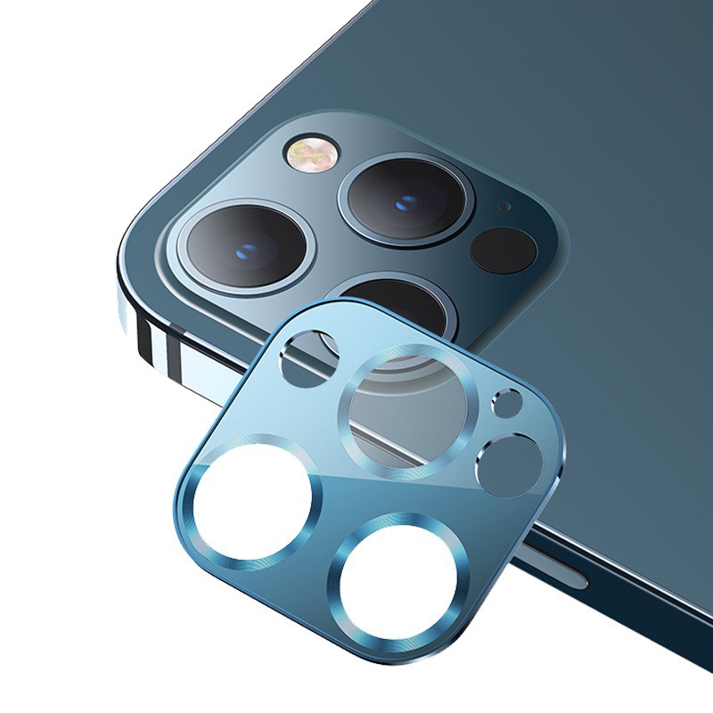 USAMS 藍寶石康寧鏡頭貼膜 iPhone 12/12 Pro/12 Pro Max/12 Mini 一體式手機鏡頭膜
