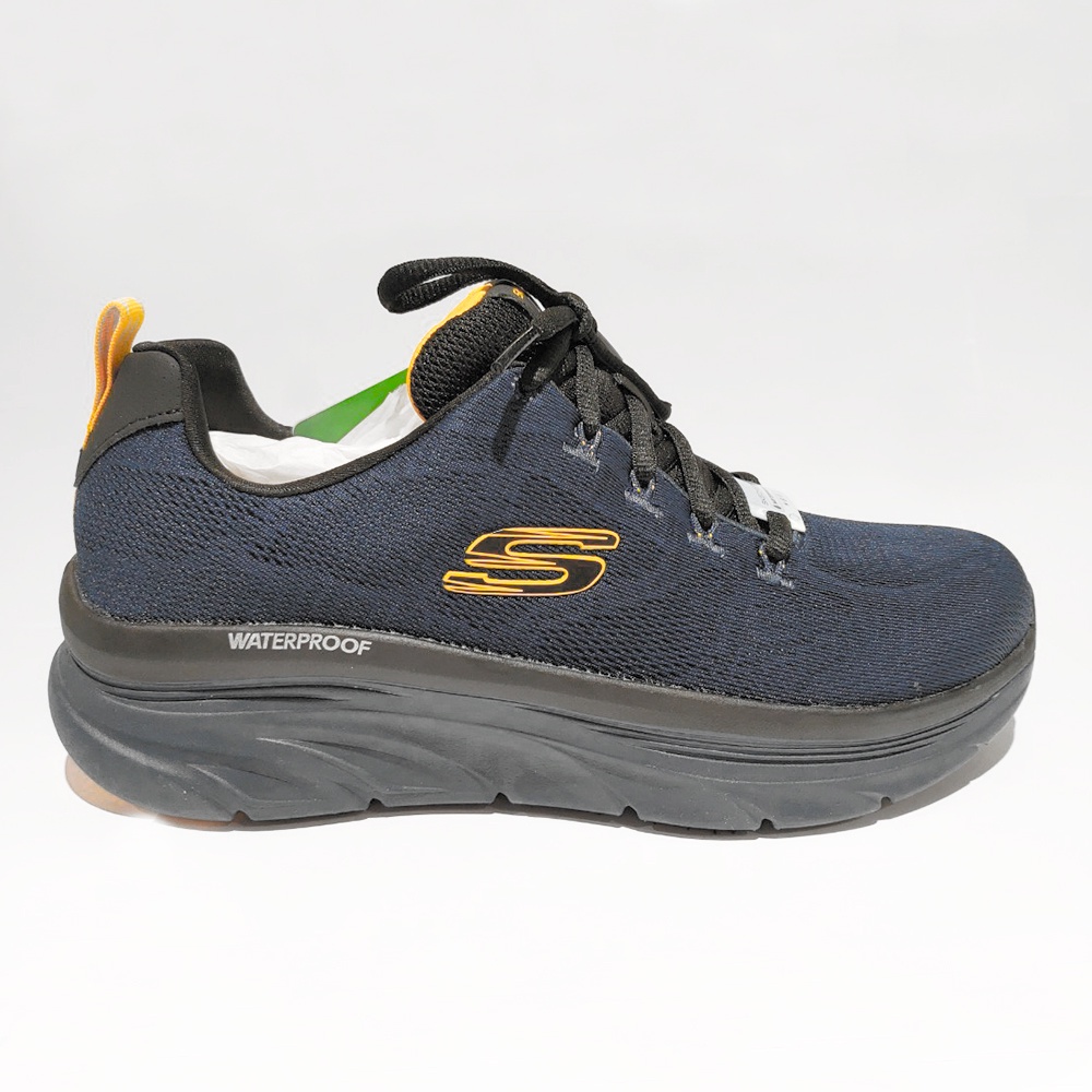 SKECHERS 男全防水健走鞋 海軍藍 KAORACER 232362NVYL