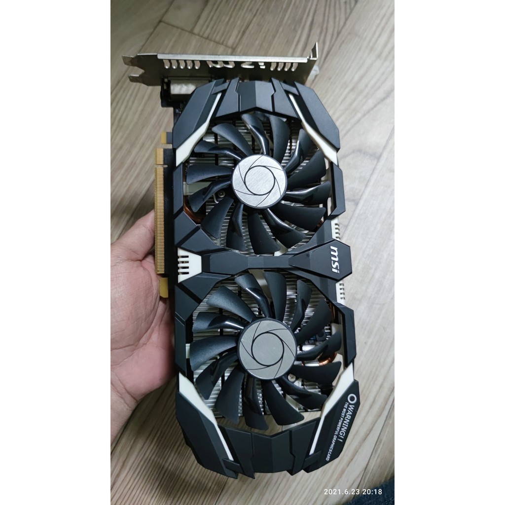 微星 GTX 1060 顯卡 (NVIDIA Geforce / 3Gb / DDR5 / 192Bit)