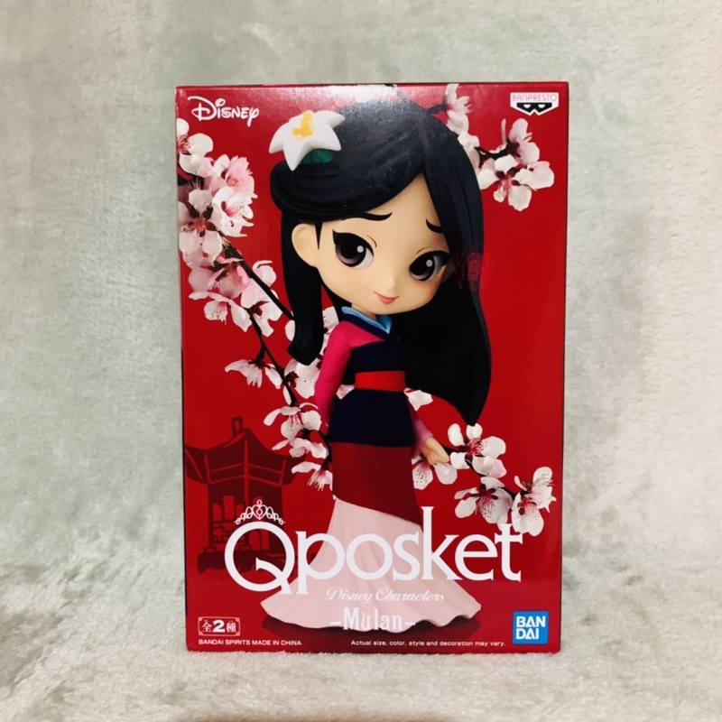 全新 代理版 標準盒 Disney 迪士尼 QPosket Q-Posket QP 花木蘭 巾幗英雄 正色