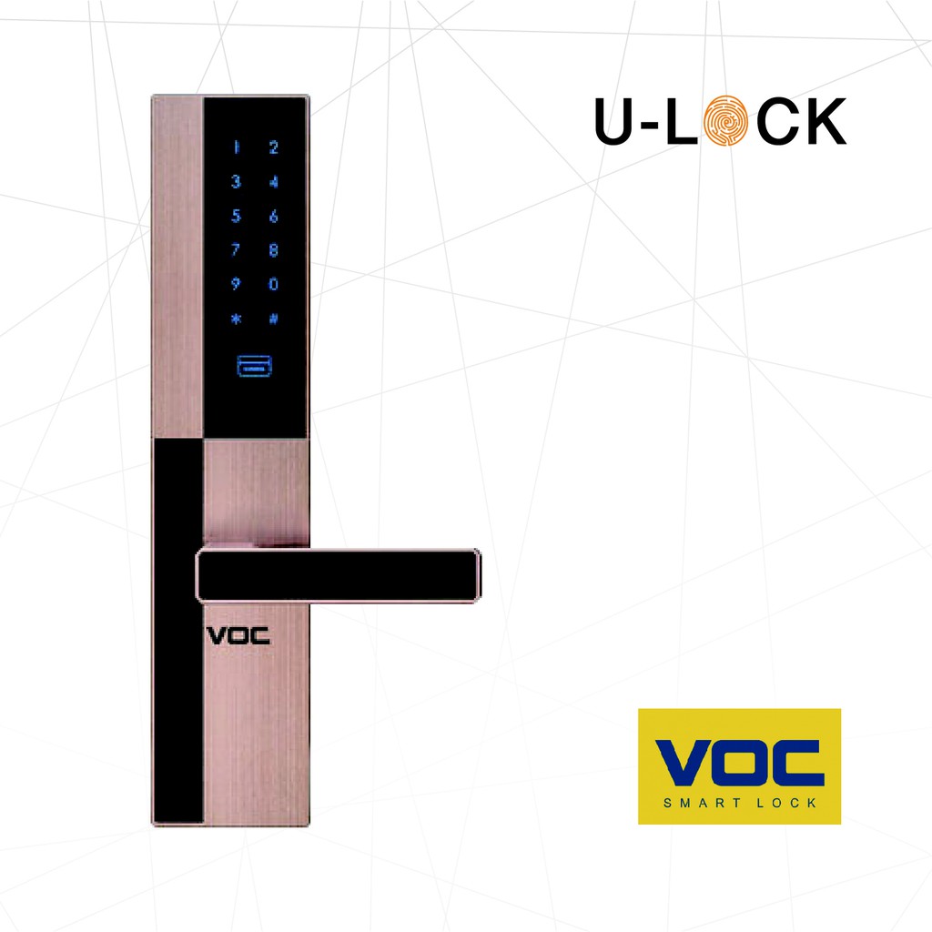 瑞典vocn9指紋鎖 密碼鎖 感應卡 鑰匙智慧電子鎖推薦台南電子鎖高雄電子鎖 蝦皮購物