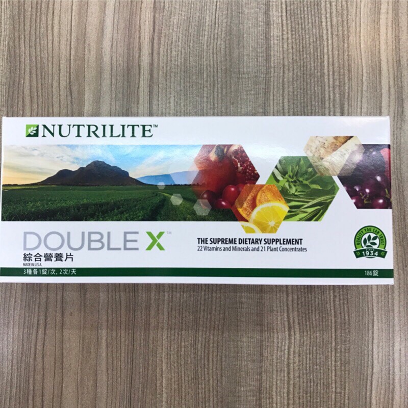 5盒送Samsonite後背包#台灣原廠公司貨#Double X 綜合營養片（盒裝&amp;補充包）