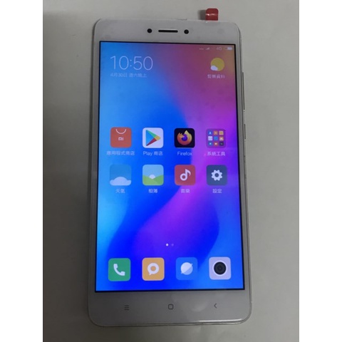 小米紅米Xiaomi Note 4X 32G 5.5吋超級高蓄電量八核心4G LTE智慧型手機，功能正常，只賣1650元