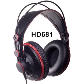 Superlux HD681 HD681B HD681F 半開放式 耳罩式 舞台 錄音室 監聽耳機 [唐尼樂器]