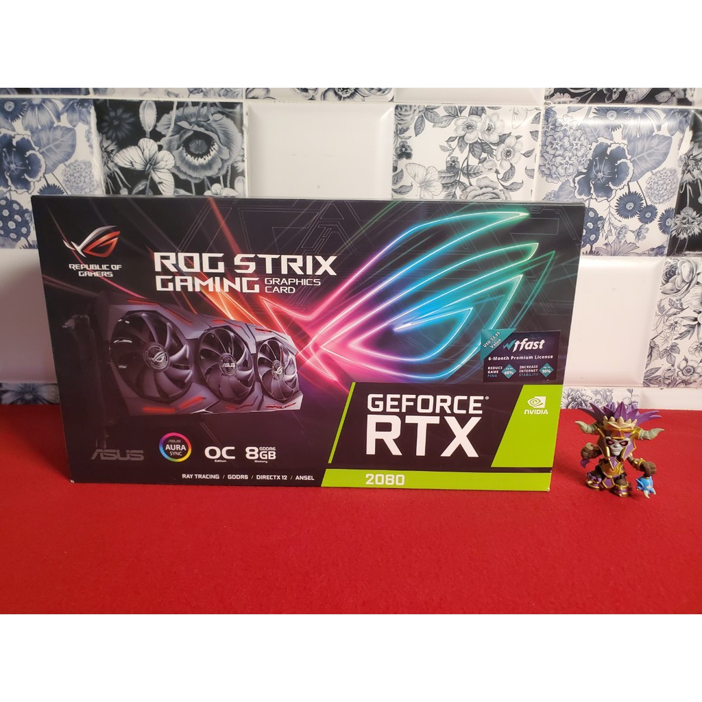 【華碩】 RTX2080顯示卡 ROG-STRIX-RTX2080-O8G-GAMING 二手9成新