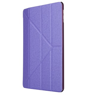 GMO現貨特價Apple iPad Pro 9.7吋 2017 2018蠶絲紋Y型 皮套保護套保護殼手機套 紫色 手機殼