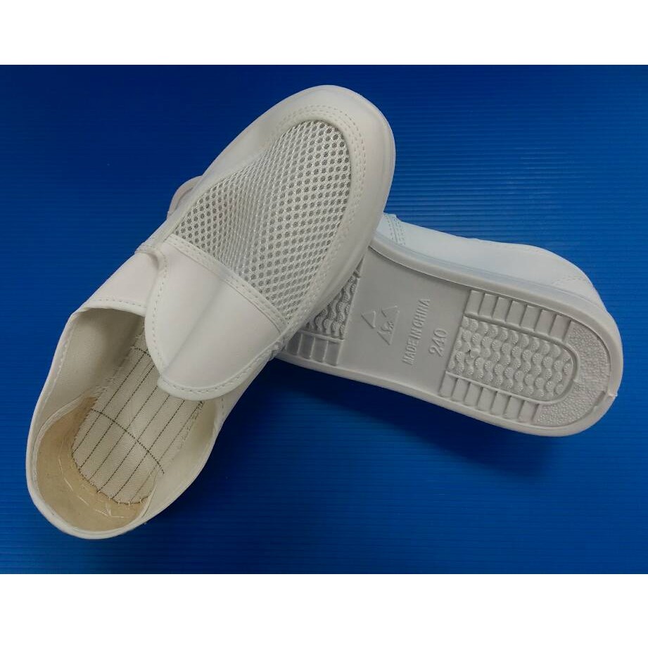 PVC網狀鞋 無塵鞋 無塵室 防靜電 白色網狀鞋 防護產品