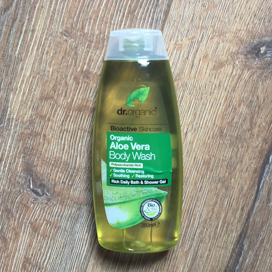 英國製 Dr. Organic Aloe Vera Body Wash 有機蘆薈 舒緩沐浴乳 新品