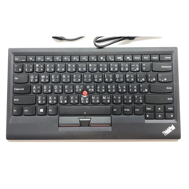 聯想Lenovo ThinkPad 繁體小紅點有線鍵盤 台灣版 0B47195