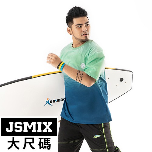 JSMIX大尺碼服飾-大尺碼活力陽光速乾T恤【02JT2711】(共2色)