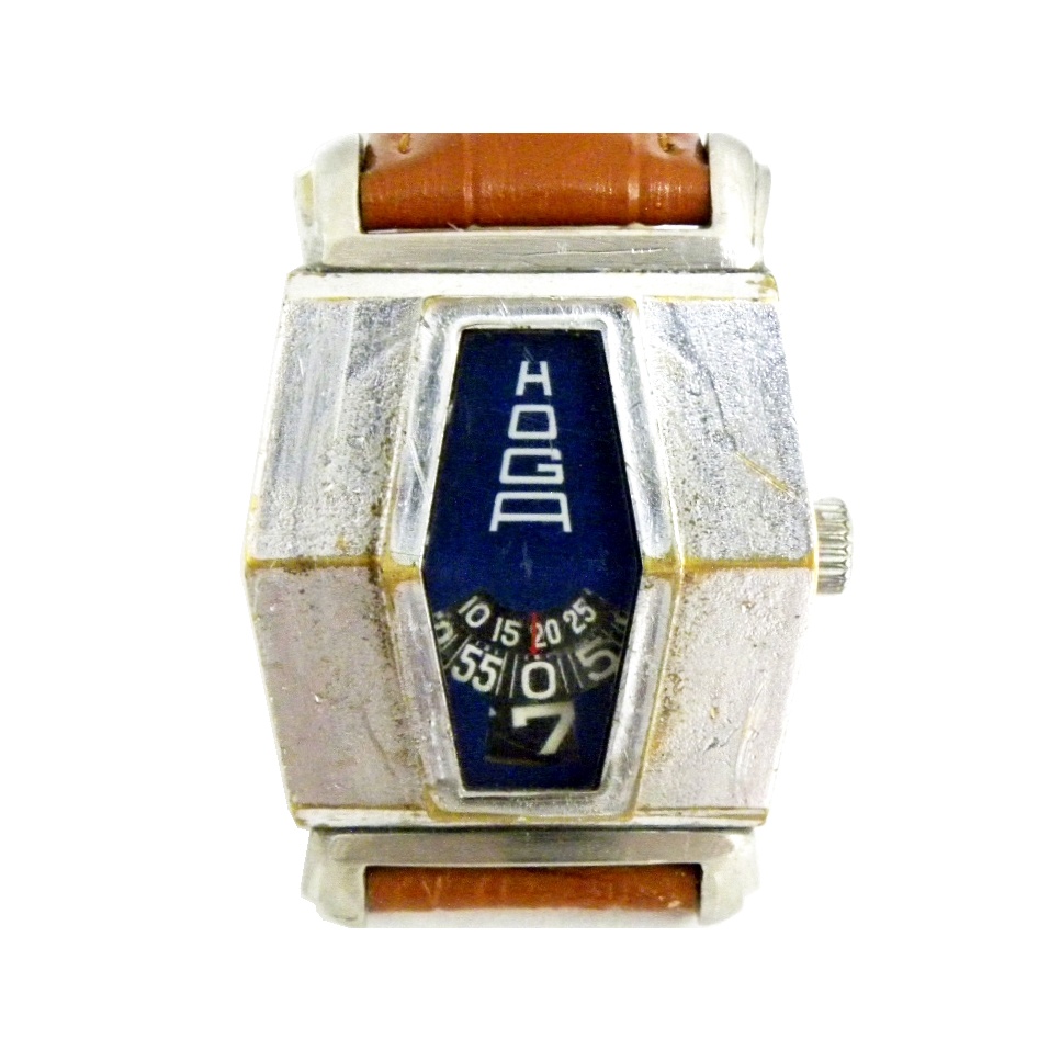 [專業模型] 機械錶 [HOGA 9034] HOGA 皇爵 [17石]自動錶[藍色面]時尚/商務/軍錶