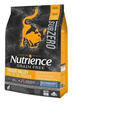 加拿大Nutrience 紐崔斯SUBZERO無穀貓+凍乾.2.27kg/無穀貓糧