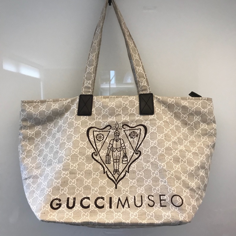 2️⃣二手私服2️⃣ 正品 Gucci Museo 博物館 限定販售 水餃包 托特包 媽媽包