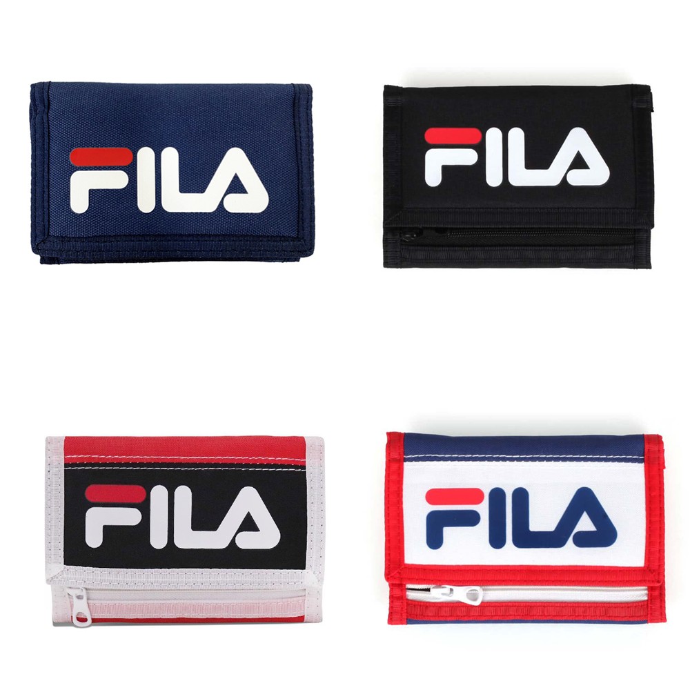 FILA 三摺運動短夾 錢包 皮夾 零錢包 卡片夾 PWT-9012 【樂買網】