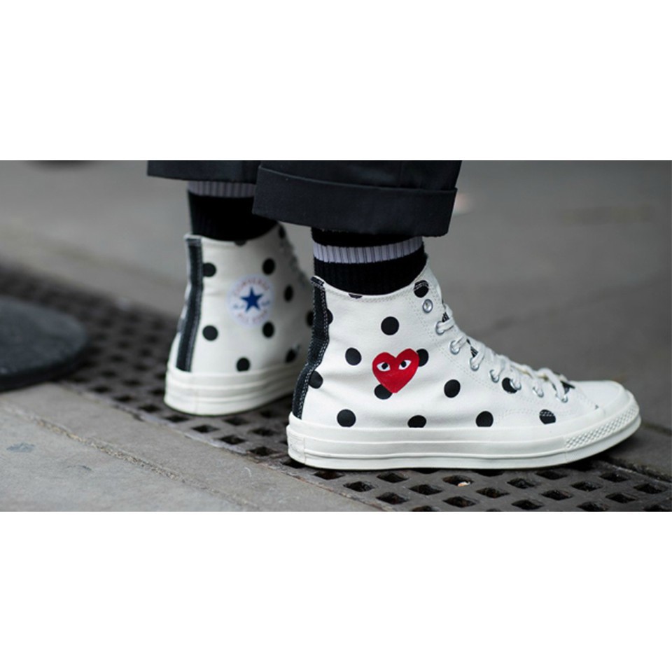cdg converse polka