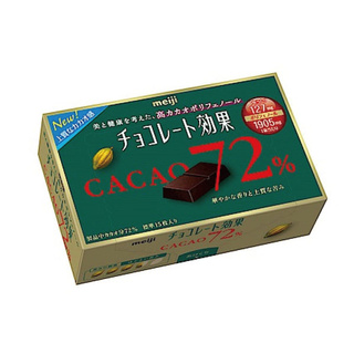 meiji 明治 CACAO 72%黑巧克力 (75g/盒)【杏一】