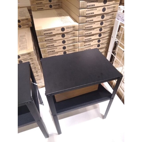 IKEA KNARREVIK 床邊桌 矮桌 桌子 客桌 茶几邊桌 黑色 37*28公分