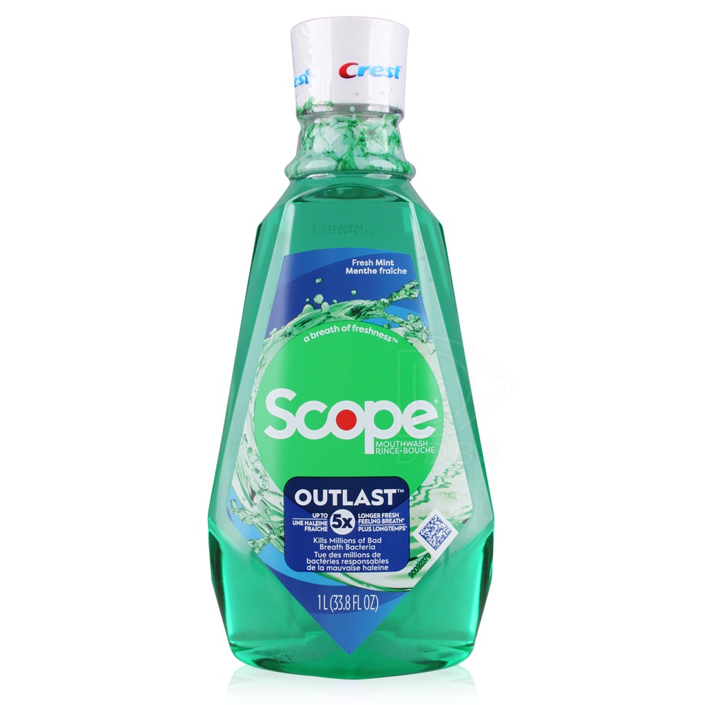 Crest SCOPE 經典薄荷漱口水 5倍香 1000ml 【DDBS】