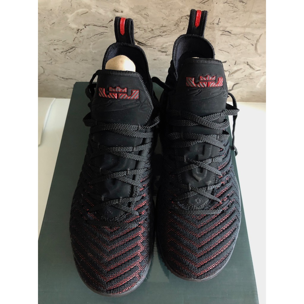 卡莉賣👟 美國正品 NIKE LeBron 16 AO2588 002 黑/紅 男款 籃球鞋 US 11.5
