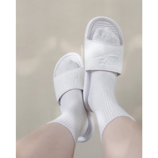 *米菲美國* Nike Benassi JDI 拖鞋 白底白字【343881-115】