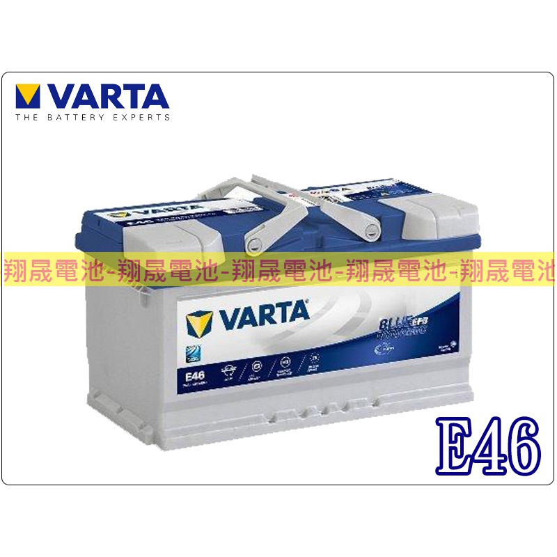 【彰化員林翔晟電池】-全新德國華達VARTA 銀合金汽車電池 E46 奧迪/福斯/福特KUGA安裝工資另計