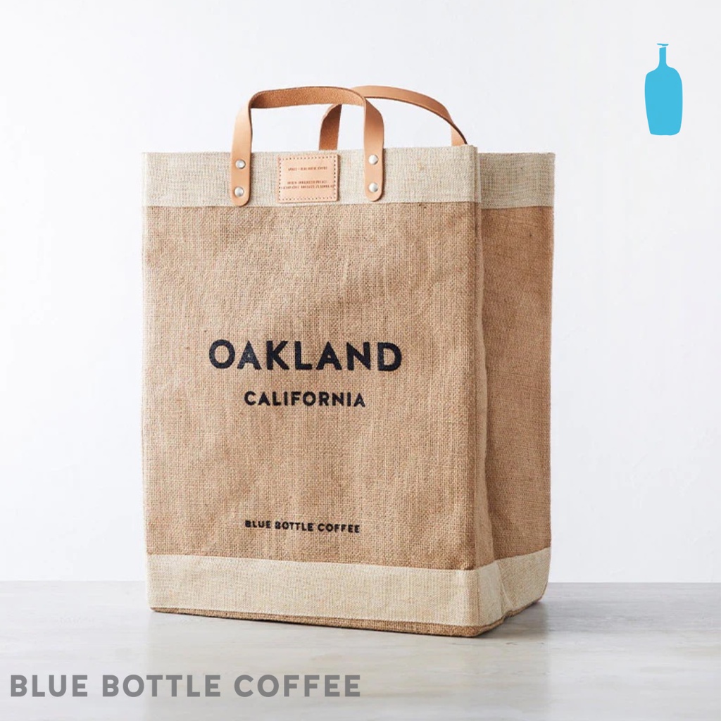 現貨✨ Blue Bottle 麻布手提包 Apolis 聯名 限定 耐重 購物袋 野餐 包包 藍瓶咖啡 藍瓶子