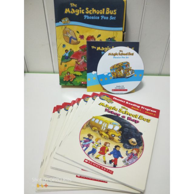 【51+】魔法校車 Magic School Bus Phonics Fun Set -12 books+CD