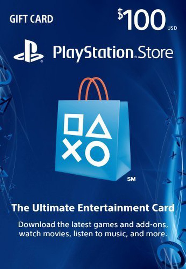 【MK】取貨付款 - 美國Playstation Network Card PSN $100禮物卡 儲值卡點卡點數卡序號
