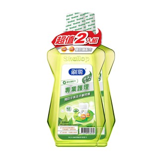 刷樂綠茶漱口水超值2入500ml【佳瑪】