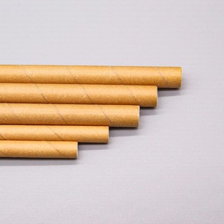 【好食好市】好環保紙吸管 牛皮色 25根/入