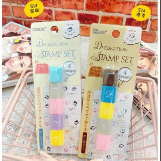 日系文具｜日本 正版 疊疊樂印章 Snoopy 史努比 維尼 momin 愛麗絲 連續印章 文具 禮物 印章