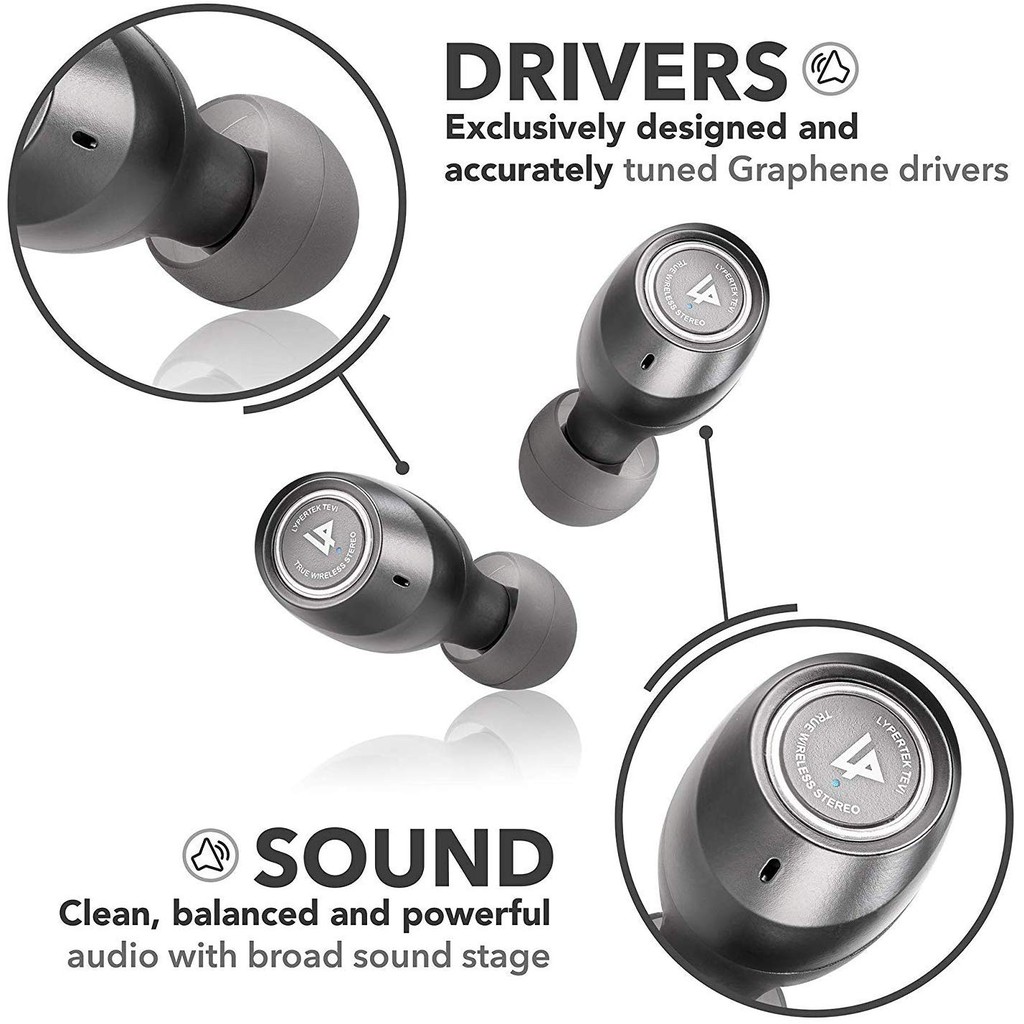 lypertek tevi true wireless earphones