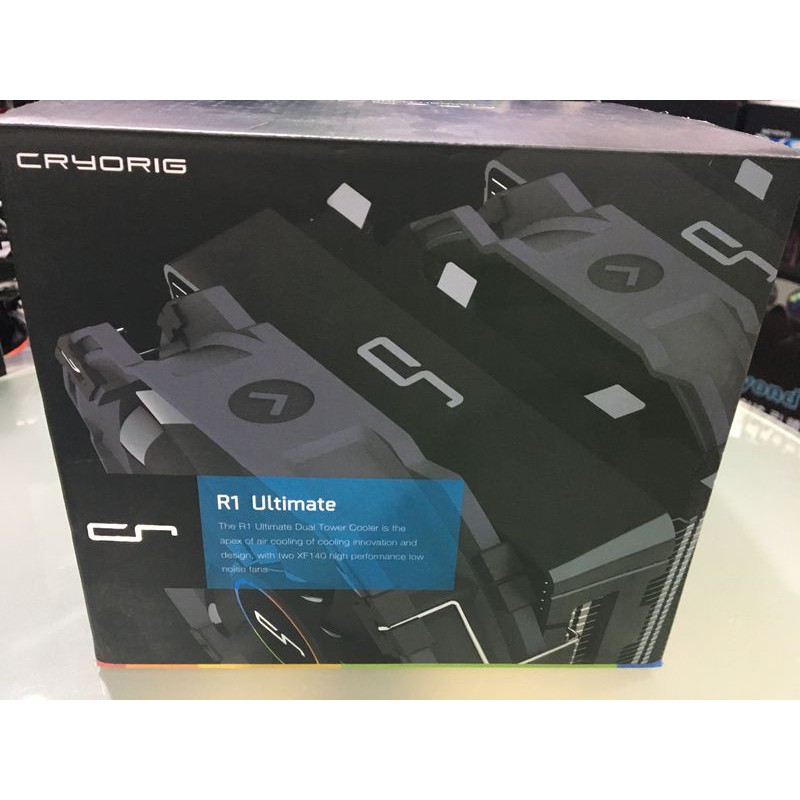 快睿CRYORIG R1 Ultimate終極版 黑框 雙塔散熱器 空冷王者