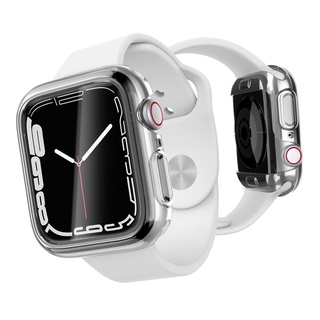 x-doria Apple Watch Series 7 41mm 45mm刀鋒360度全方位全透明保護殼