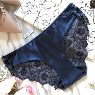 【Sandrasilk】珊卓蠶絲❤臺灣製造❤優雅蕾絲蠶絲內褲