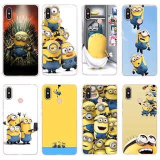 Minions for Redmi note 5、Redmi S2、Redmi Y2 手機殼軟 TPU 保護套矽膠可愛印