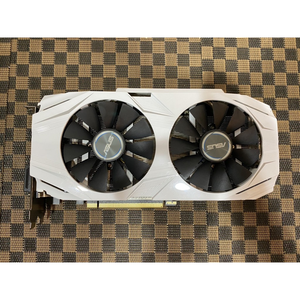 品項優【個人保固七天】華碩 ASUS DUAL GTX1060 6G DDR5 電競版 雪原豹~2017出廠~原廠已過保