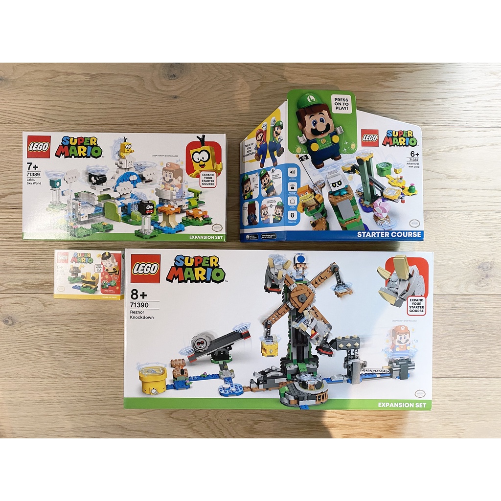 【老巴哥】樂高 LEGO 合售馬力歐系列 71387 71390 71389 71393 二手極新