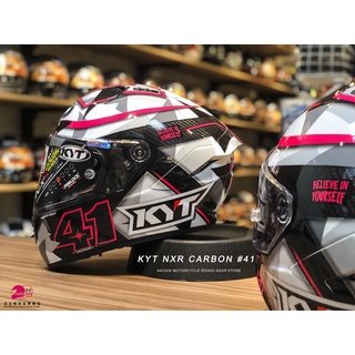 【豪新安全帽部品】"已售完" KYT NX-RACE CARBON #41彩繪 碳纖維 全罩帽 NXR 安全帽 免運費