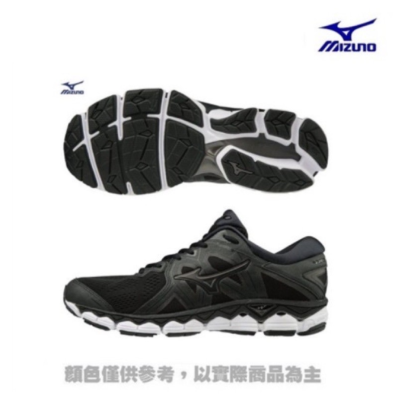 特價1999元【MIZUNO 美津濃】WAVE SKY 2(透氣緩震慢跑鞋/J1GC180209)